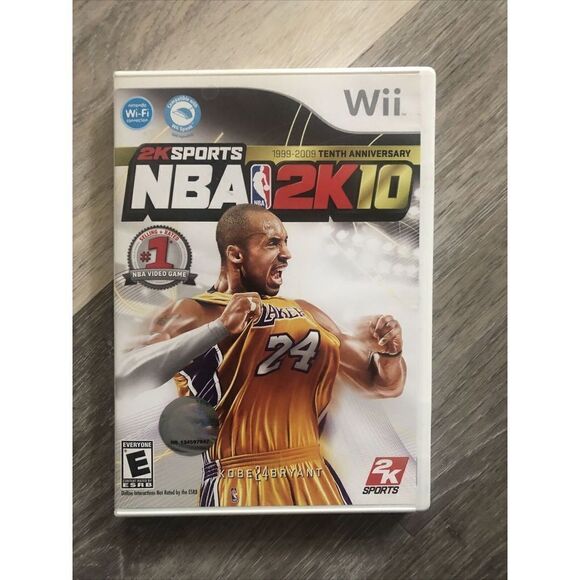 NBA 2K10 (Nintendo Wii, 2009) Complete w Manual - Picture 1 of 6